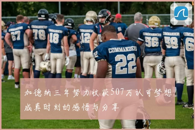 加德纳三年努力收获507万认可梦想成真时刻的感悟与分享