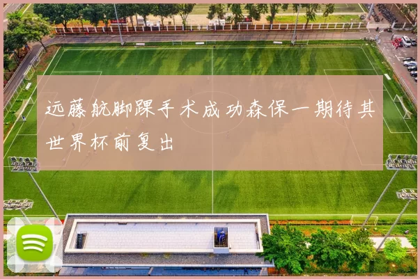 远藤航脚踝手术成功森保一期待其世界杯前复出